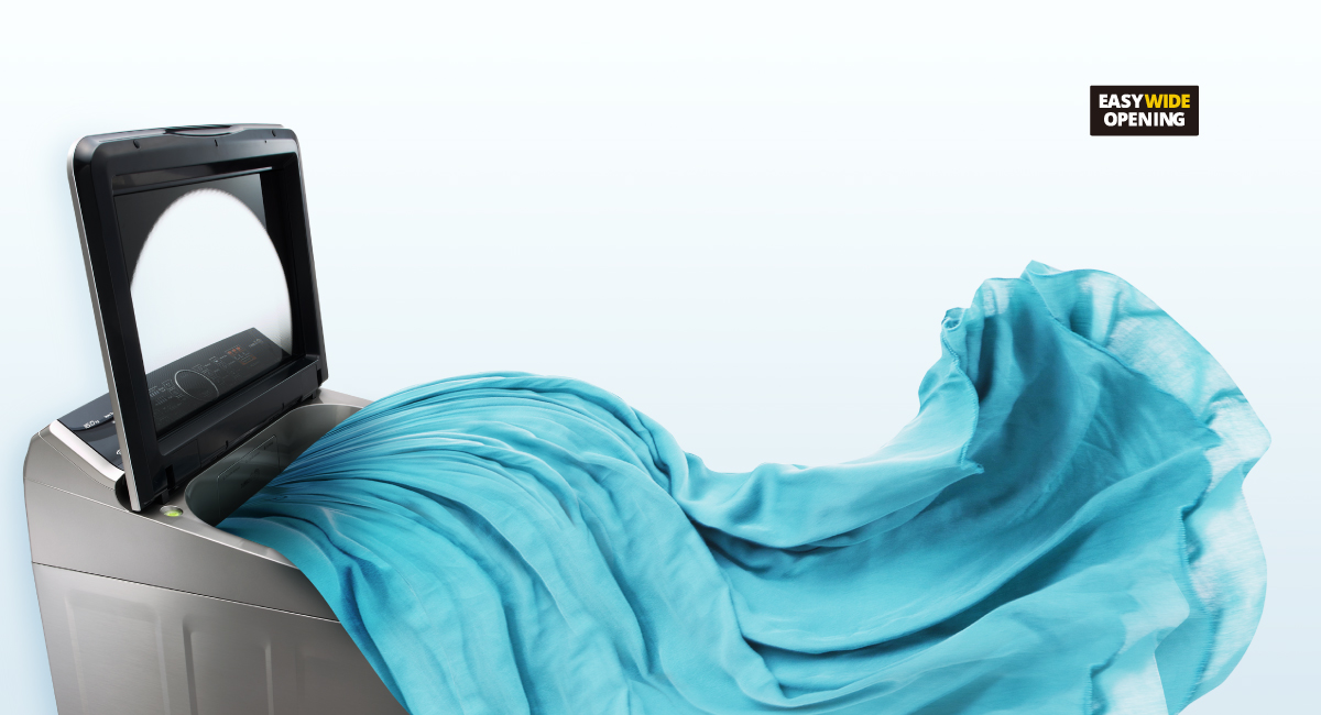 Effortless Daily Washing, Even for
Large Loads