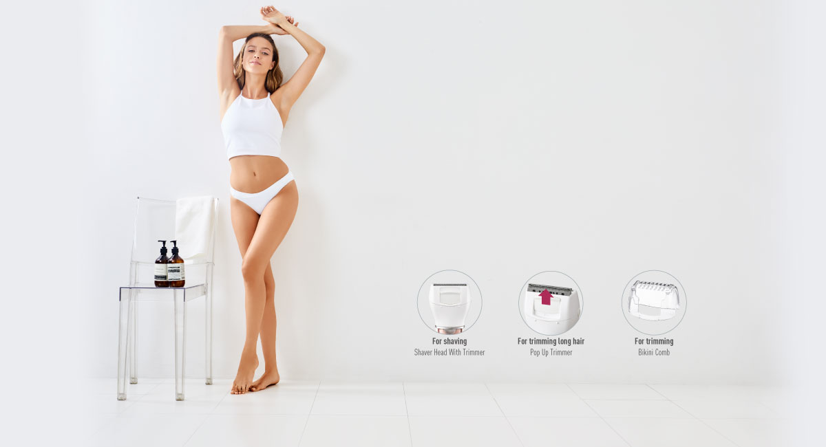 För rakning, trimning av långt hår och för att få ner hårvolymen.