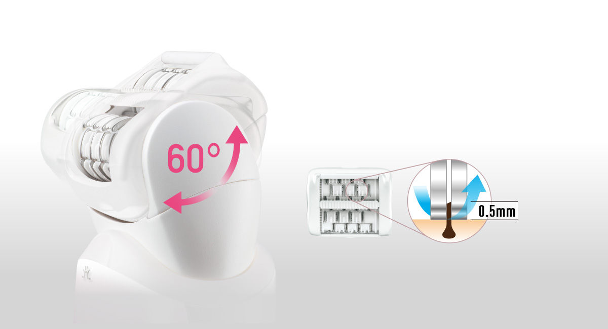 Rörligt rakhuvud som passar alla