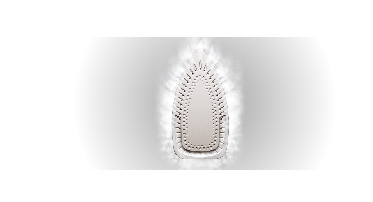 Steam circulating soleplate