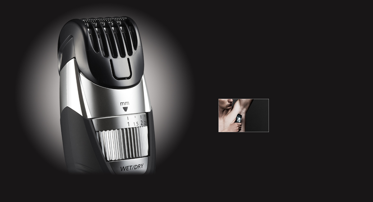 Accessorio a pettine per i peli del corpo
