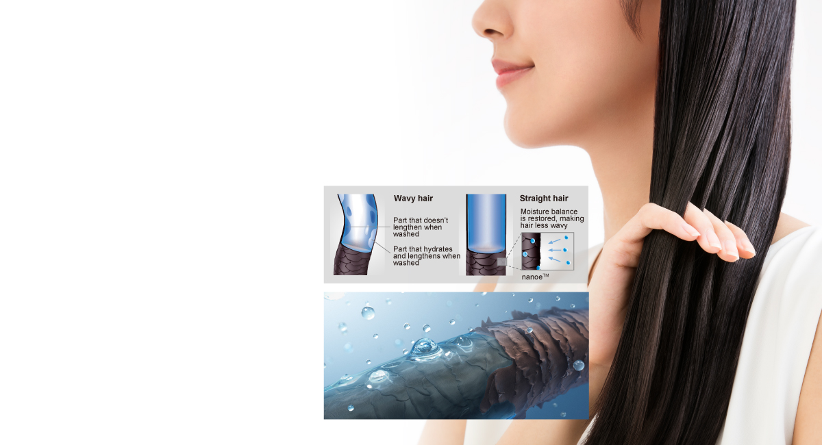 nanoe™ for beautiful hair
and healthy scalp