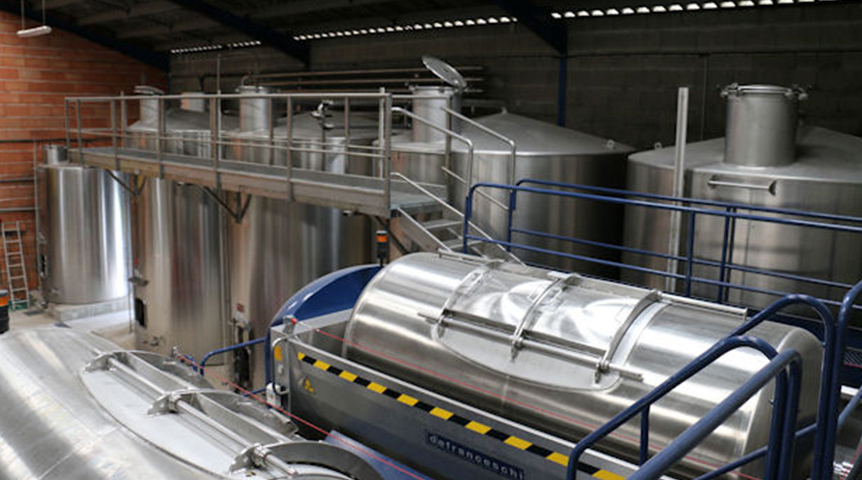 An image of facilities in French Winery