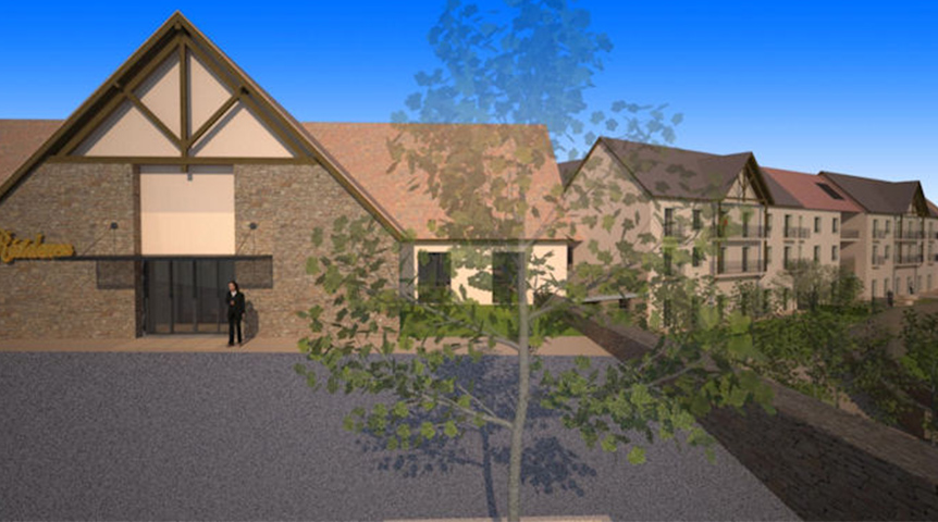 An image of Montcenis Nursing Home 3D-computer-generated picture