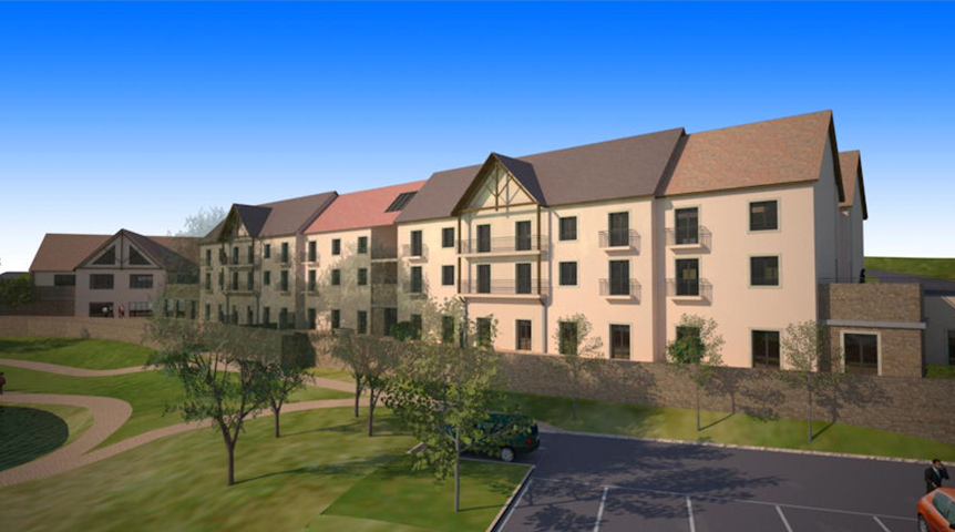 An image of Montcenis Nursing Home 3D-computer-generated picture