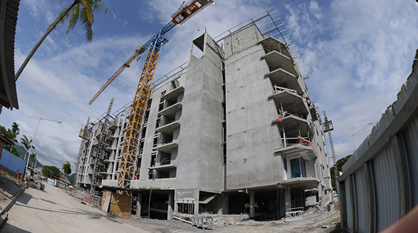 An image of a new building under construction