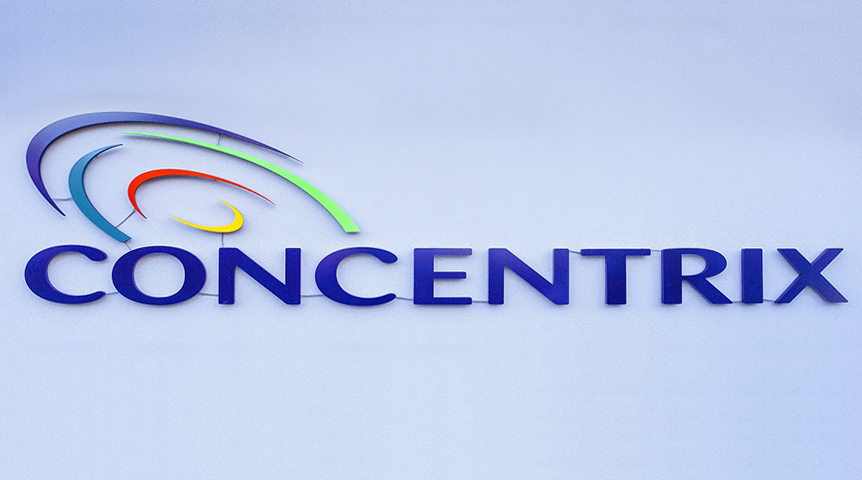 A logo of Concentrix