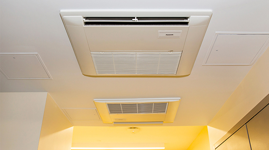 An image of a Panasonic 1-way cassette air conditioners