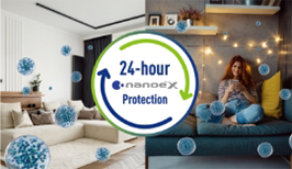 An image of 24-hour nanoe™ X protection