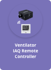Images of a ventilator and a remote controller