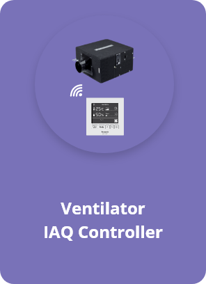 Images of a ventilator and a remote controller