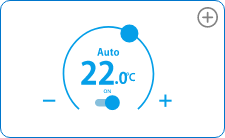 Graphics of temperature settings