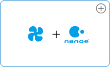 ไอคอนโหมดพัดลมและ nanoe™ X