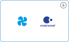 Icons of fan mode and nanoe™ X