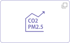 An icon of monitoring air quality