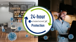An image of 24-hour nanoe™ X protection