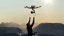 Specialist in aerial filming on LUMIX BGH1