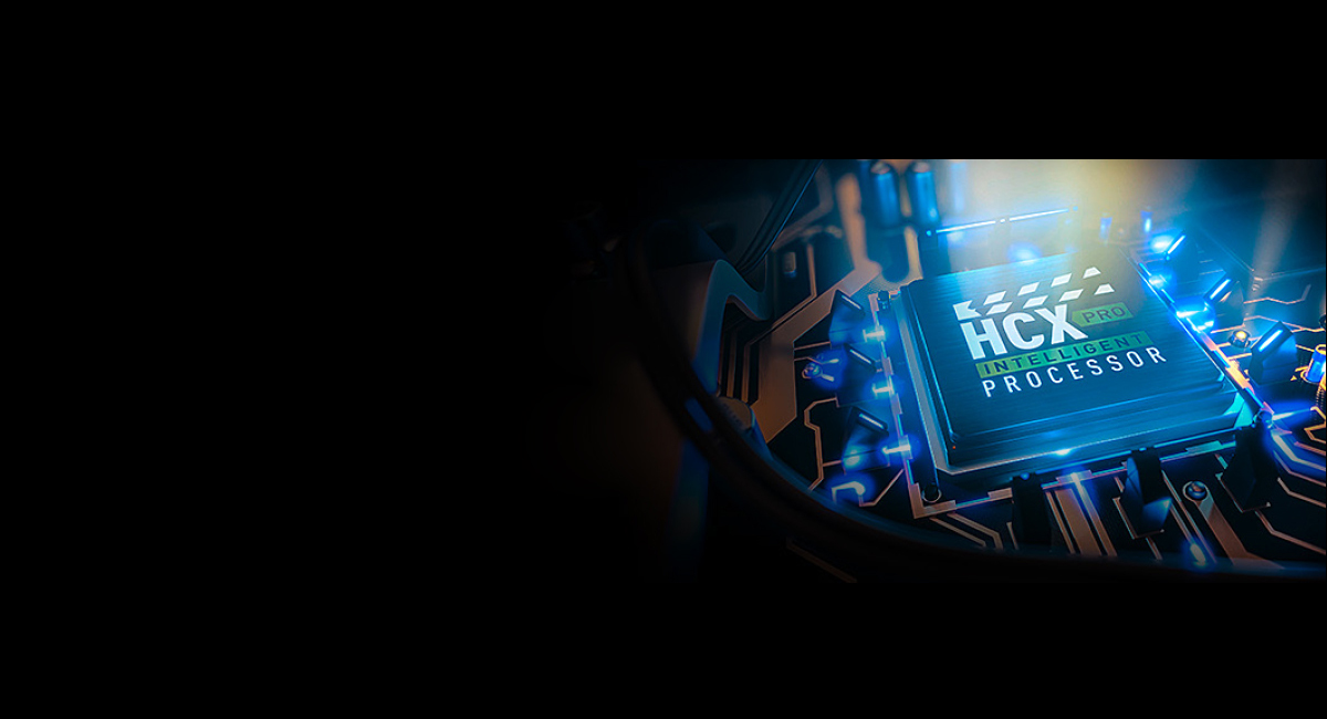 Procesador inteligente HCX Pro: nuestro procesador más potente hasta el momento