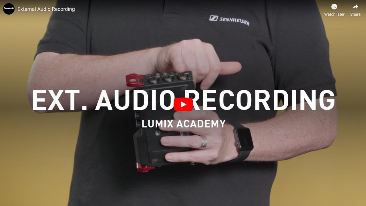 Grabación de audio externa