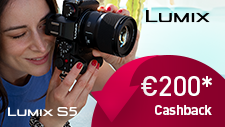 LUMIX S5 Spring Cash Back promotie