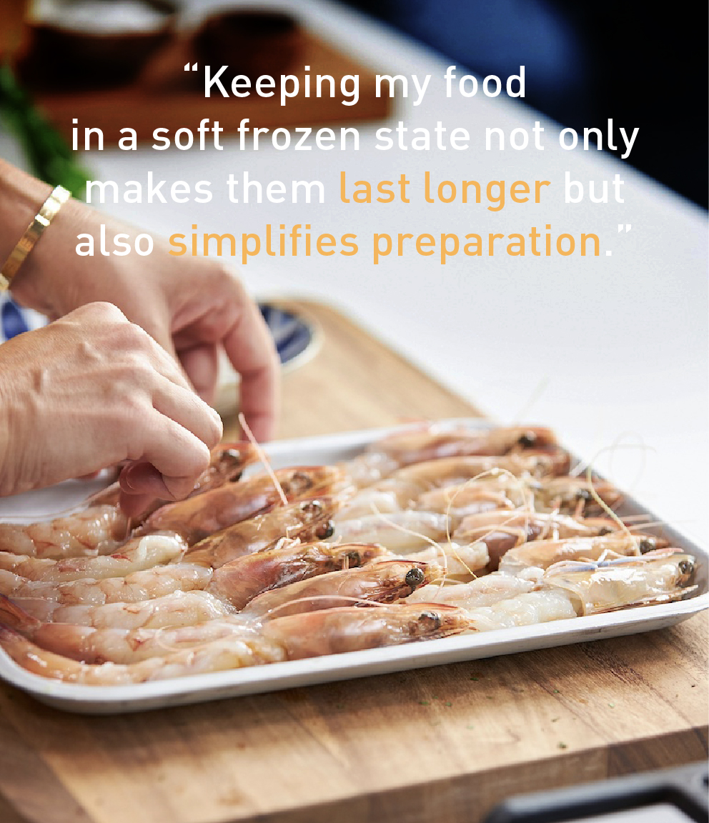 Softly Freeze Proteins for Extended Freshness