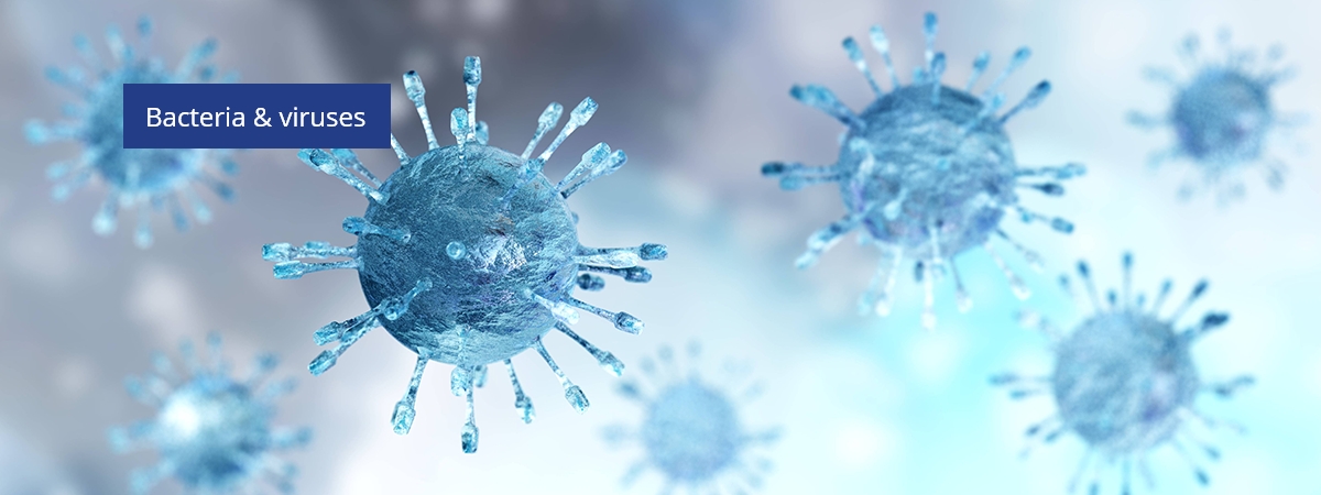 Nanoe™ X bacteria and virus inhibitation