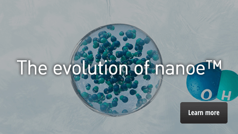 A link to the “The evolution of nanoe™” page