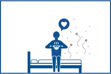 An illustration that expresses that the number one issue that guests have at hotels is odours caused by eating, drinking, and smoking by the previous guest in the room