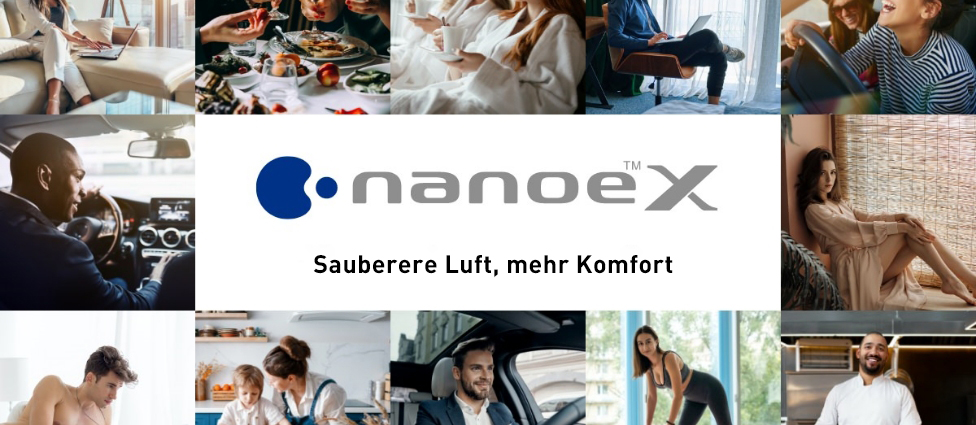 Ein Bannerbild der Partnerseite zu nanoe™ X.