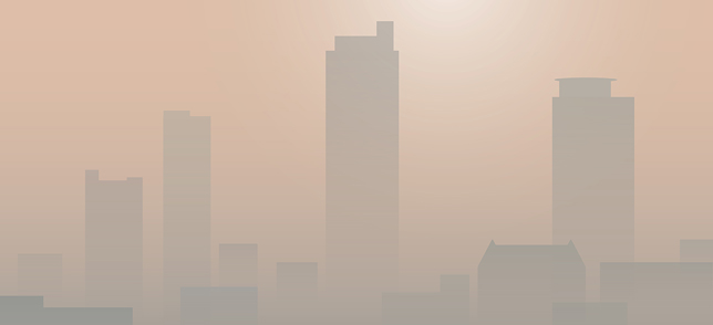 City under the Haze