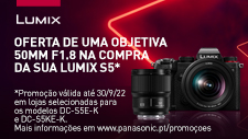 Obtenha uma lente de 50 mm para a compra do seu Lumix S5