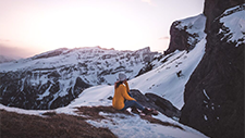 Randonnée hivernale au col de la Gemmi: de l’Oberland bernois jusqu’au Valais