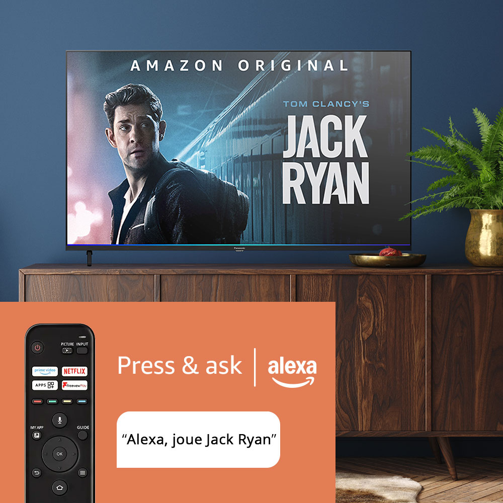 Vous n’avez qu'un mot à dire. Alexa trouvera ce que vous cherchez Vous n’avez qu'un mot à dire. Alexa trouvera ce que vous cherchez