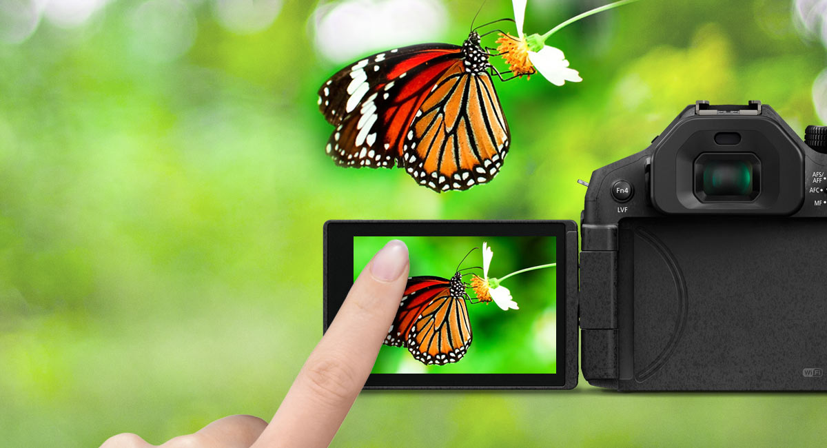 Monitor posterior de panel 
táctil de 3.0 pulgadas de  ángulo libre