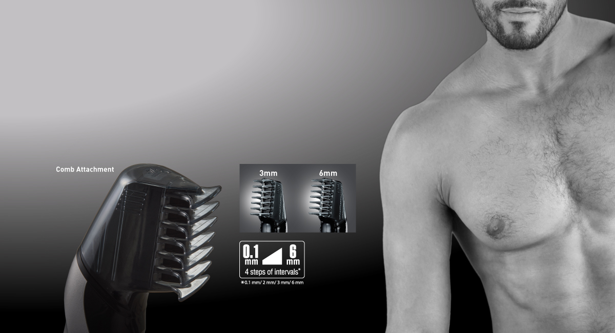 Enkel längdjustering med två kammar att fästa