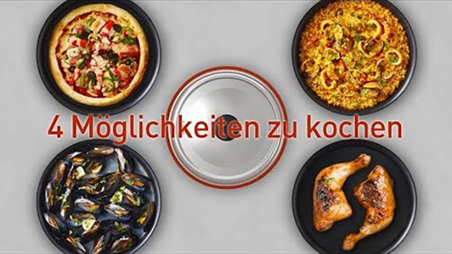 Der Dampfgarer der Mikrowellen NN-GD38 und NN-GD35 kann all das, was anderes Kochzubehör nicht kann: Grillen, Dünsten, Dämpfen & Braten. 4 Möglichkeiten des Kochens mit nur einem Accessoire.
