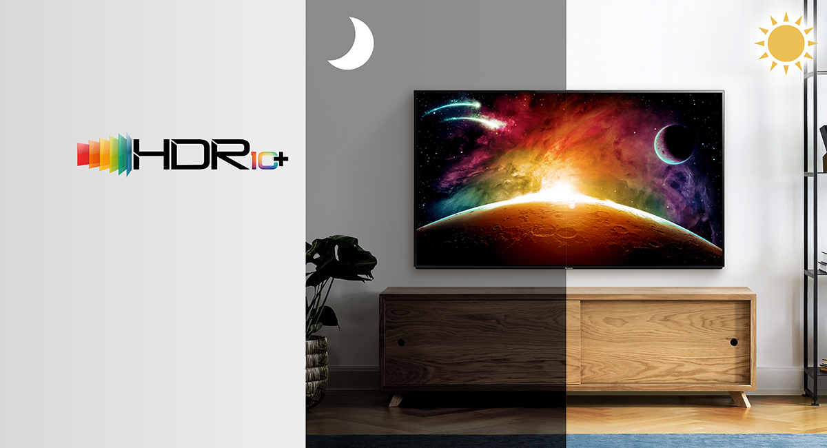 Multi HDR-stöd inkl. HDR10+ med Dynamic Scene Optimiser