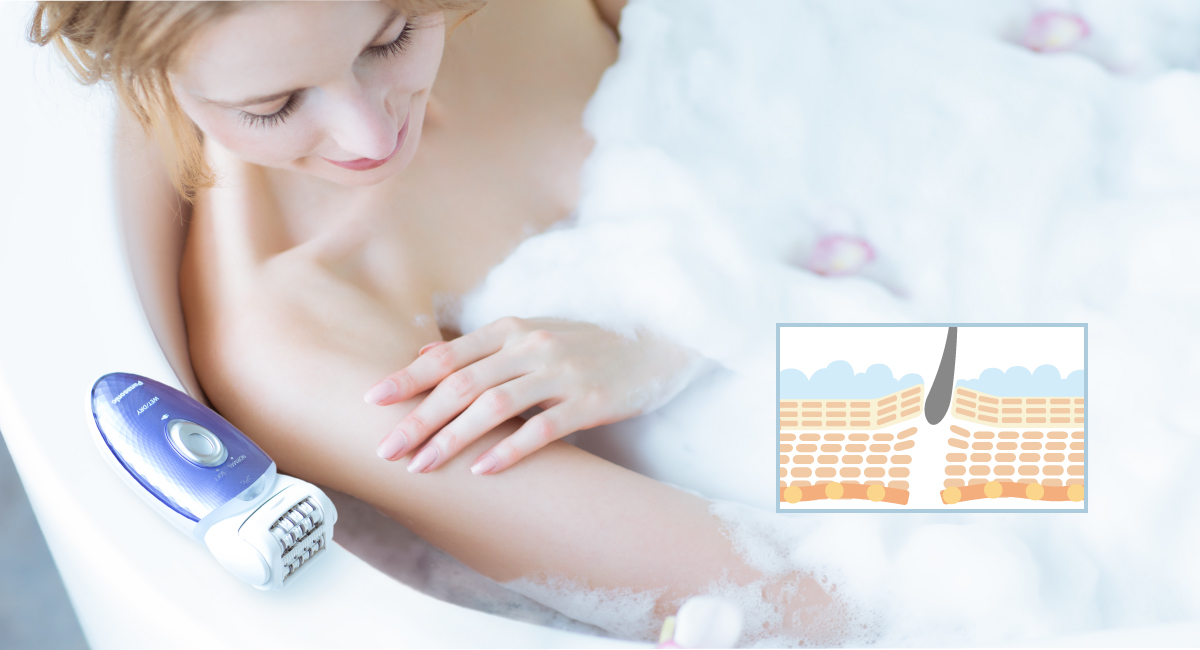 Épilation à la mousse