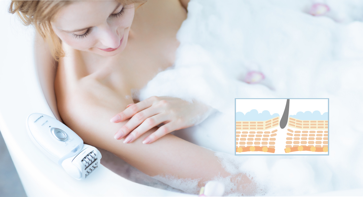 Épilation à la mousse