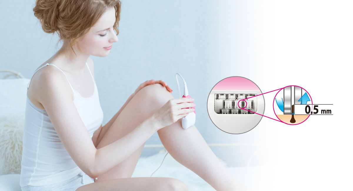 Depilación fácil y suave