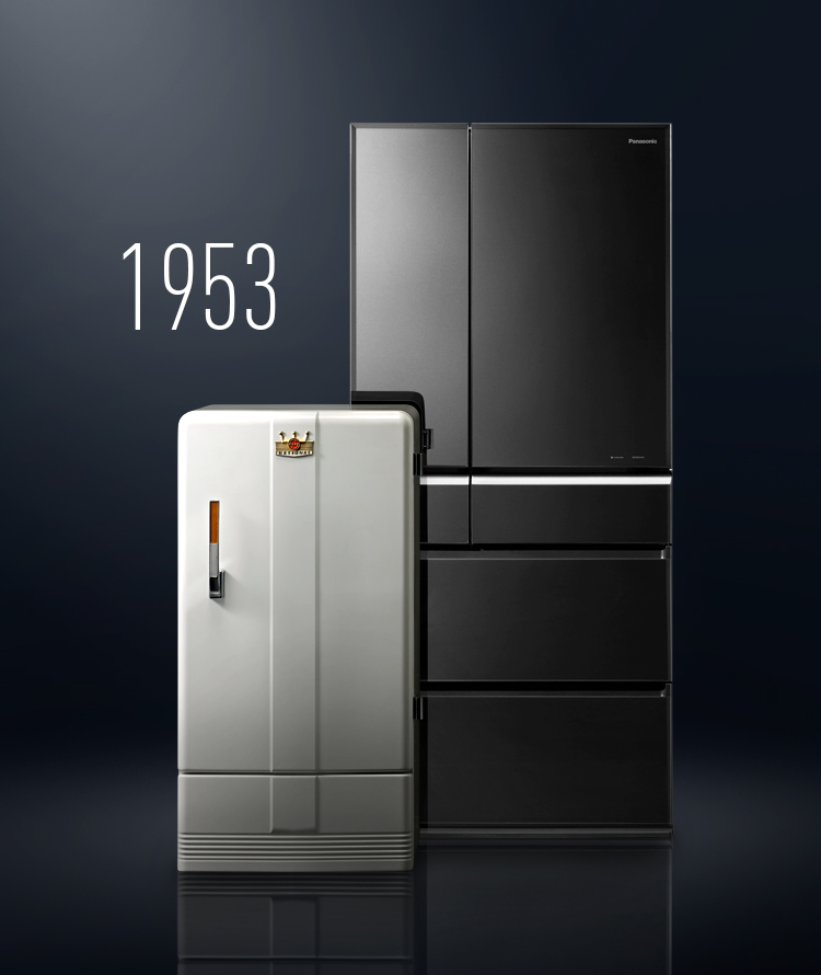 Image:Panasonic’s first refrigerator in 1953