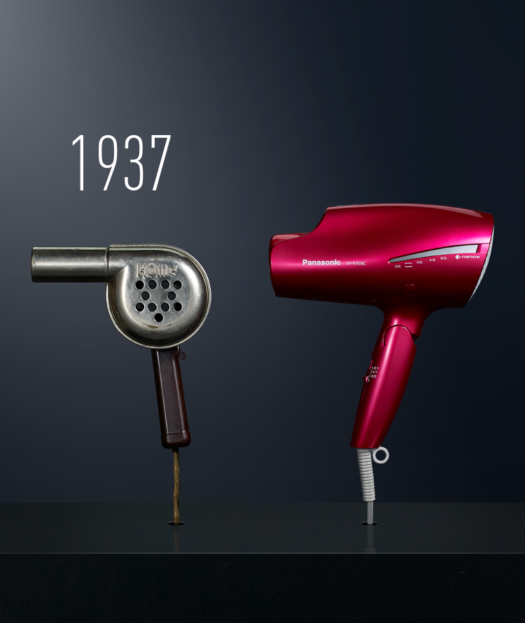 Image:Panasonic’s first hair dryer in 1937