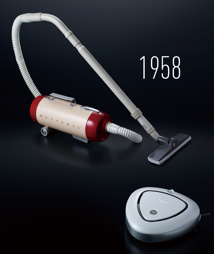 Image:Panasonic’s cylinder vacuum cleaner in 1958