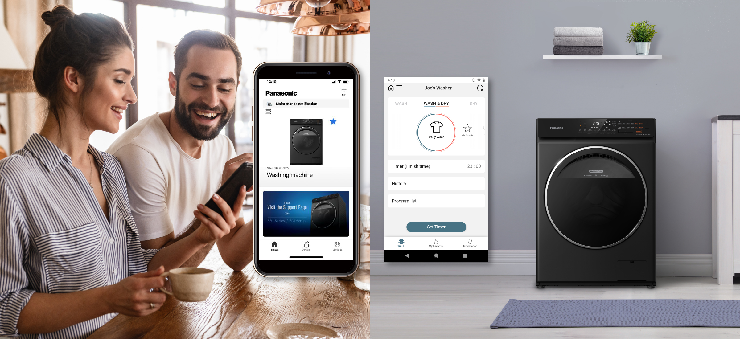 Panasonic SmartApp+ helps anytime, anywhere