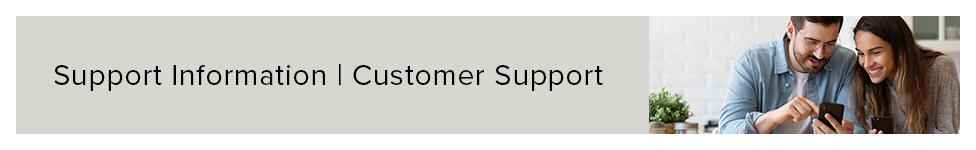 Link button: Customer support