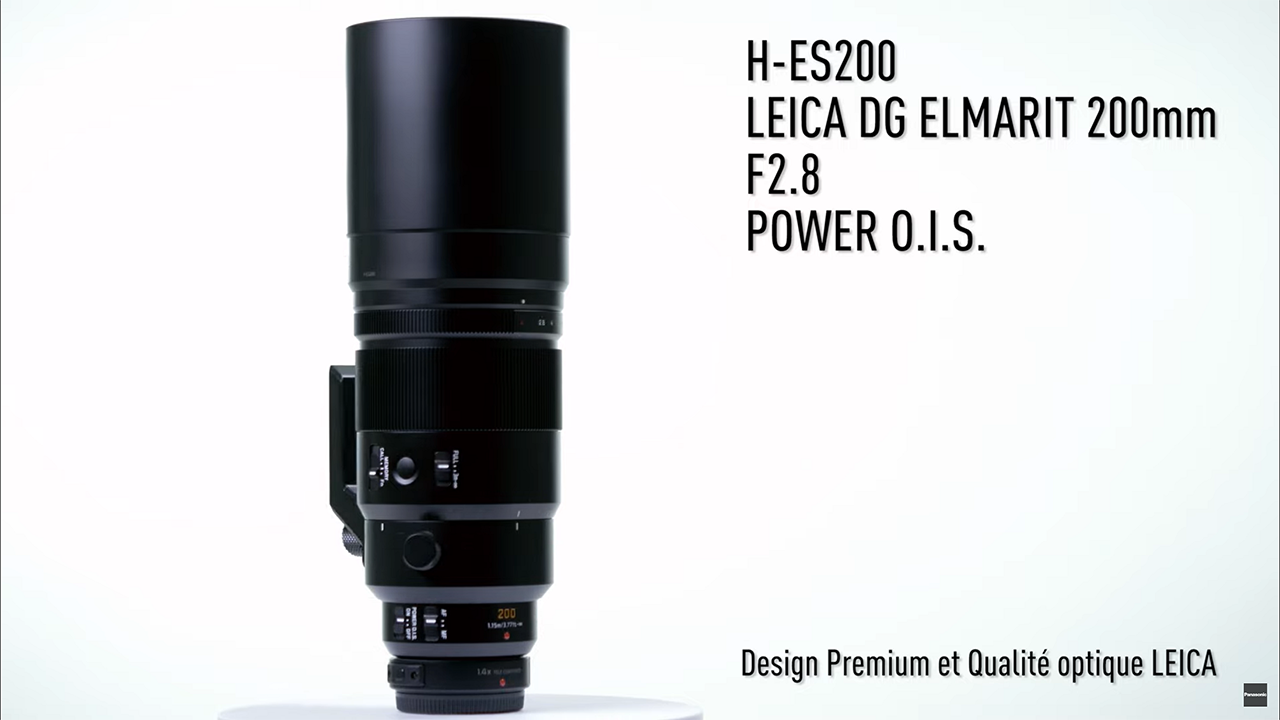 LEICA DG ELMARIT 200mm / F2.8 / POWER O.I.S. (H-ES200) Objectif LUMIX série G Micro Four Thirds