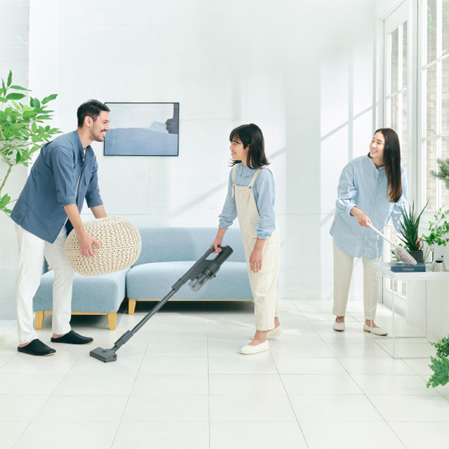 التنظيف مع عائلتك