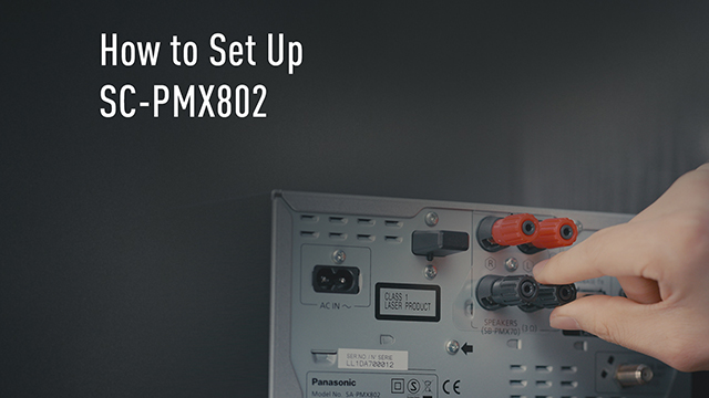 How to set up SC-PMX802