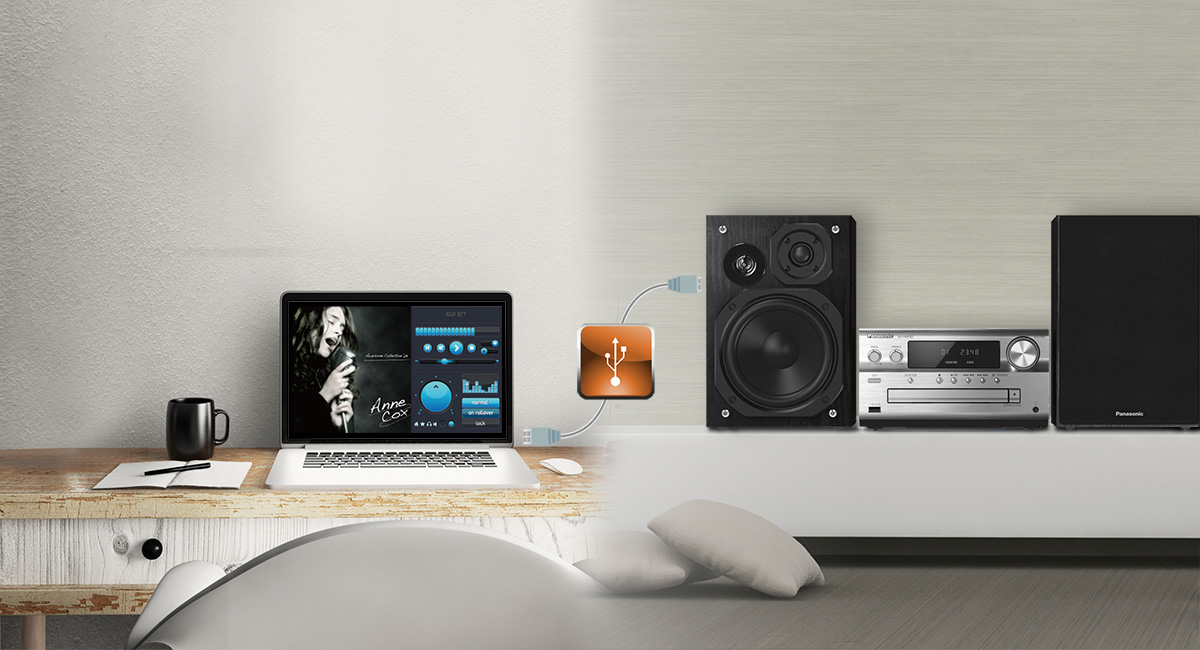 Rich sound from hi-res sources