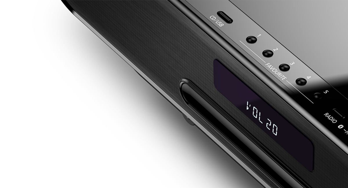 Stations favorites avec 5 boutons